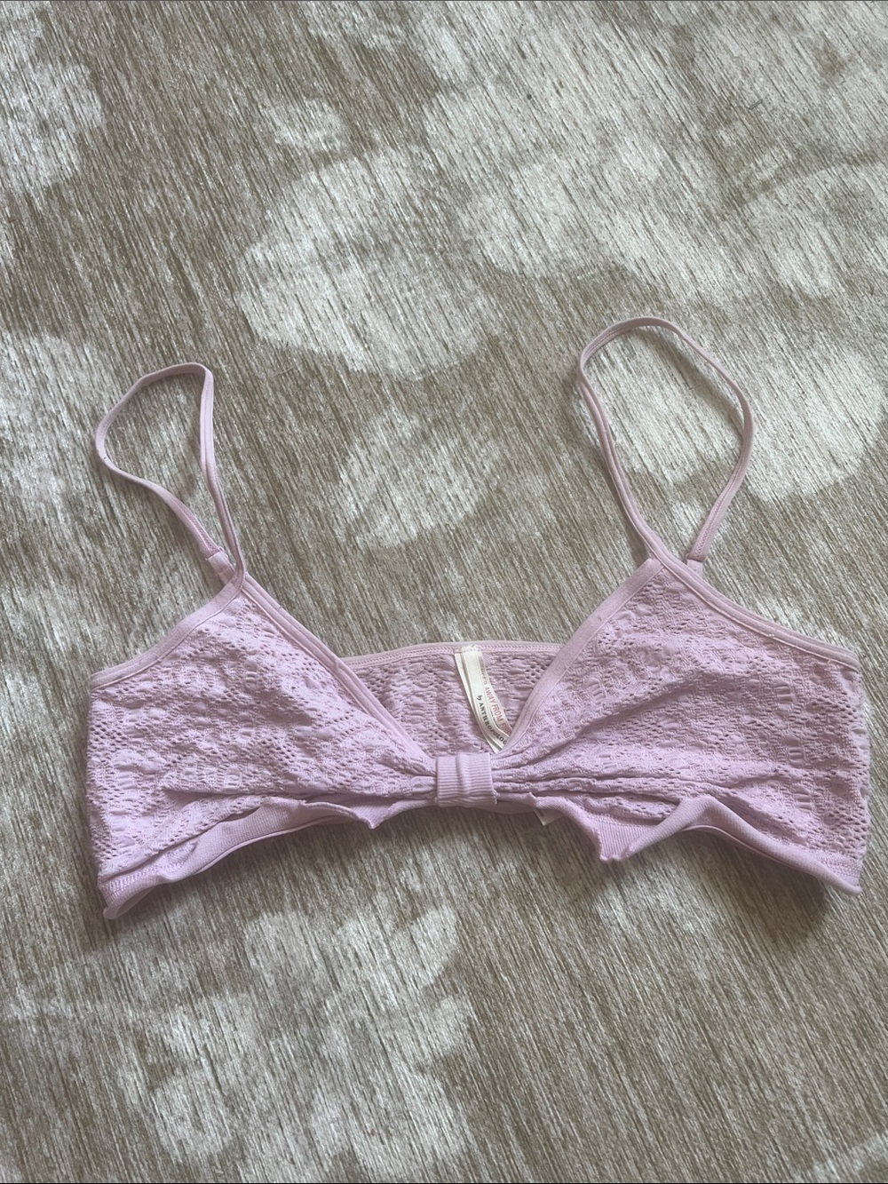 Anthropologie Seamless Bow Bralette
